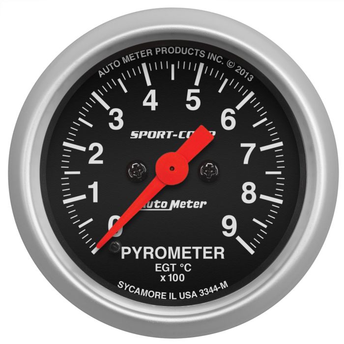 AutoMeter Sport-Comp 52.4mm 0-900 Deg C Electronic Pyrometer Gauge