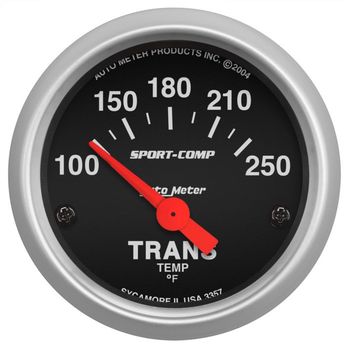 AutoMeter Sport Comp 100-250 F Trans Temp Gauge Product Name: AM Sport-Comp Gauges